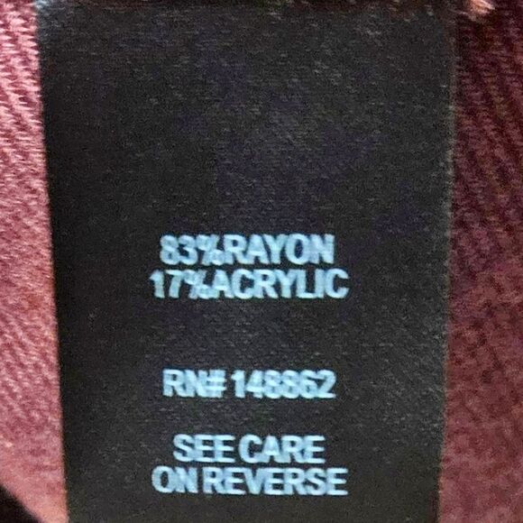 TORRID FIT & FLARE Brushed Rayon Tie-Up back detail Acrylic Top Size 1X - Picture 10 of 15